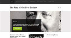 Desktop Screenshot of fordmadoxfordsociety.org