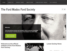Tablet Screenshot of fordmadoxfordsociety.org